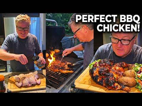 How to grill a whole chicken perfectly with BBQ sauce