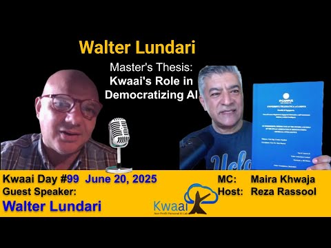 Kwaai Weekly Public Meeting #99 - Walter Lundari presents his Masters Thesis on Kwaai.