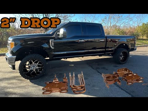 17-22 Ford Super Duty PMF SUSPENSION Reverse Leveling kit w/ AIRBAG PLATFORMS!!