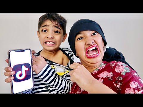 when your mom finds out that you have TikTok