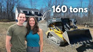 WE (finally) HAVE A DRIVEWAY!!