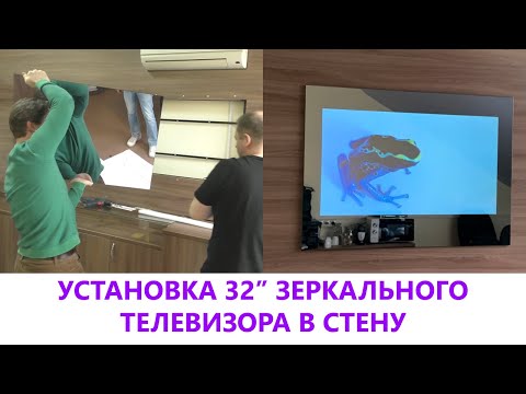 Как встроить телевизор в стену, если уже сделан ремонт?