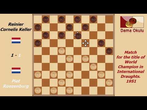 16. Piet Roozenburg - Reinier Cornelis Keller. WK-match 1951.