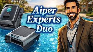 Aiper Experts Duo: Scuba V3 Robot Pool Cleaner & Aiper Ecosurfer S2 - Fast, Efficient, Reliable