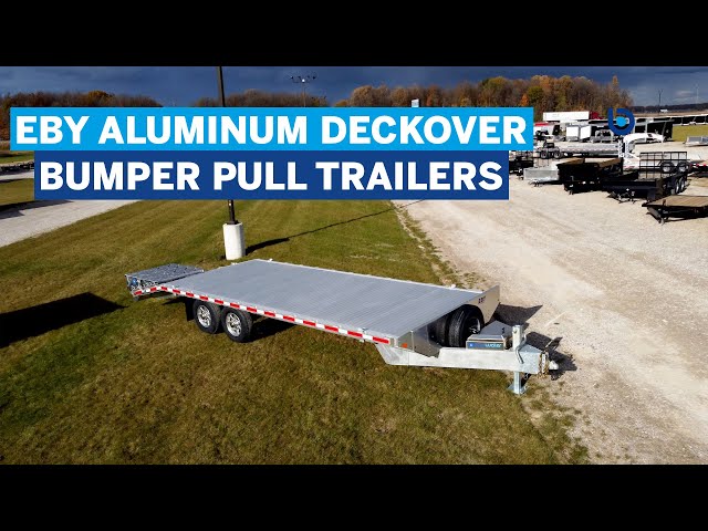2025 EBY Aluminum Deck-Over Bumper-Pull Trailer 14K GVW - 102 x in Cargo & Utility Trailers in City of Toronto