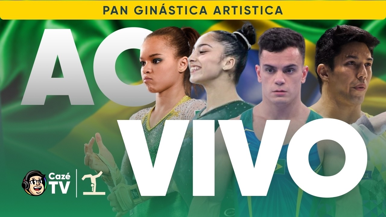 AO VIVO: TIME BRASIL NO PAN DE GINÁSTICA ARTÍSTICA 2026 | RIO DE JANEIRO