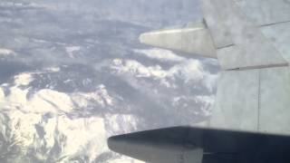 preview picture of video 'Flug über die französischen Alpen in einer Boeing 737-600'