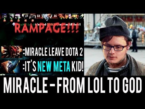 Miracle- From LOL to GOD [Immortal Magnus] Dota 2 Dendi Style