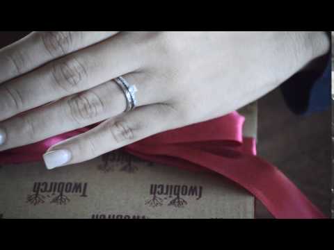 0.5 Carat Twelve Stone Channel Set Straight Wedding Ring - TwoBirch TB-WR-0243-WG-H