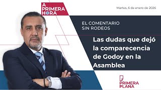 Las dudas que dejó la comparecencia de Godoy en la Asamblea
