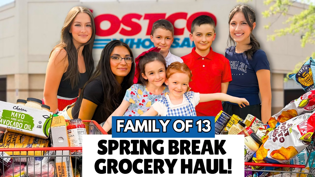 Massive $1,000 Costco Grocery Haul | Family of 13