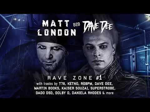 DJ MATT LONDON B2B DJ DAVE DEE - Rave Zone #1 (TECHNO) mixtape / podcast / radio show