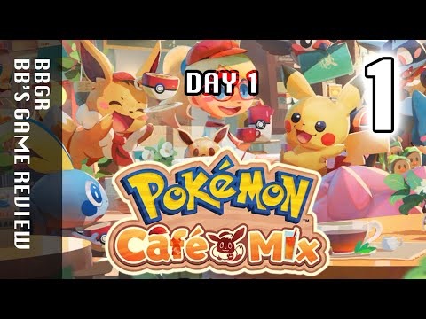 Pokemon Cafe Mix - Day 1, Game Play Walkthrough No Commentary 1