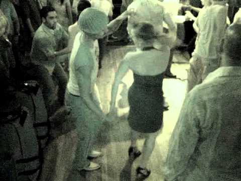 Frankie Martinez and Masha salsa dancing