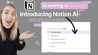 First look at Notion AI-The new magic writing tool in Notion!
