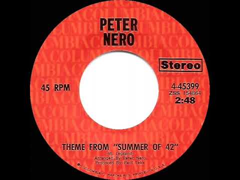 1971 HITS ARCHIVE: Theme From “Summer Of 42” - Peter Nero