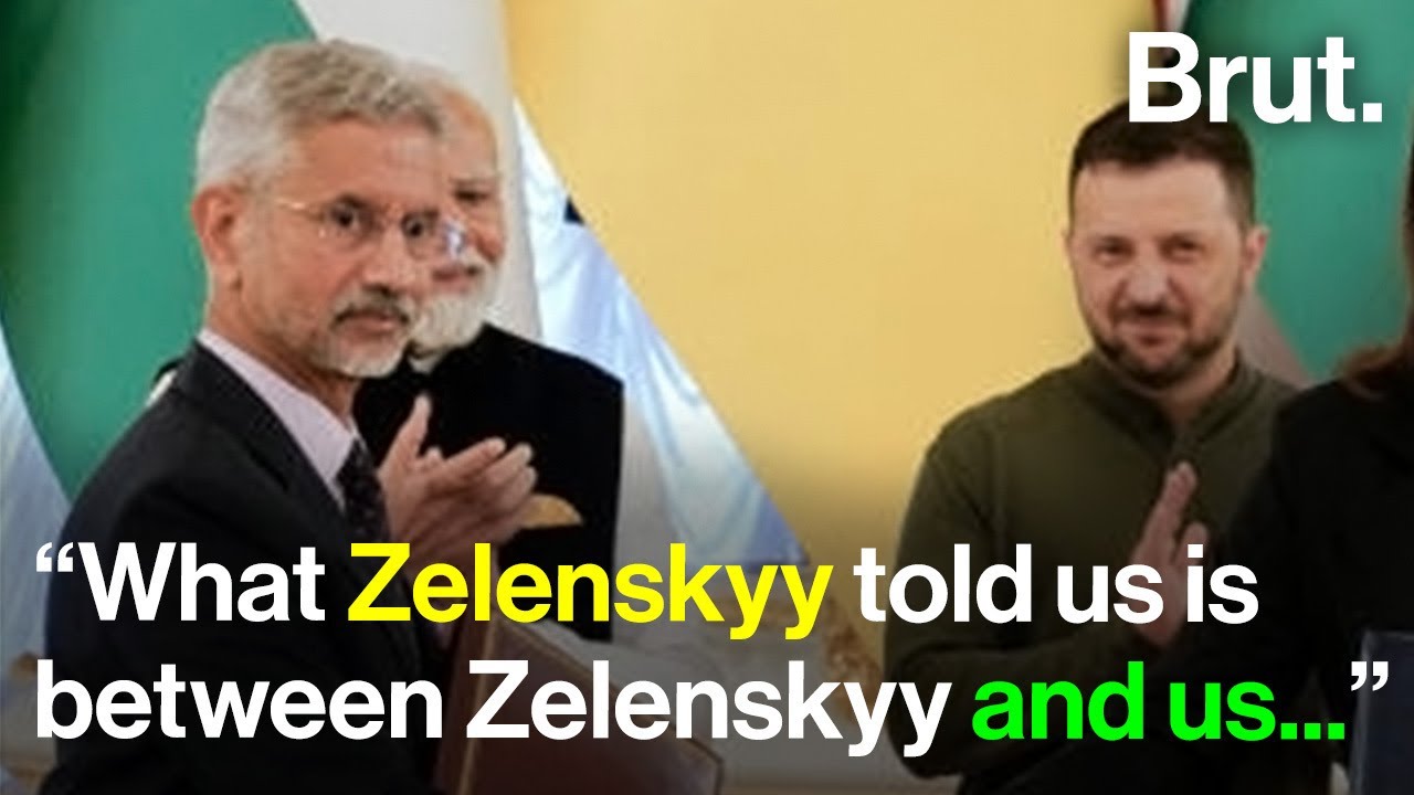 What Volodymyr Zelenskyy told S Jaishankar?