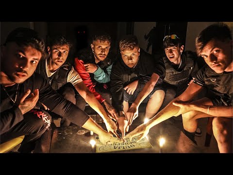 JOGAMOS TABULEIRO OUIJA ESCONDIDO NA CASA DOS CAÇADORES DE LENDA ELITE!!! *deu ruim*