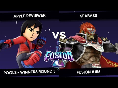 Fusion #156 - Apple Reviewer (Mii Brawler) vs SeaBass (Ganon) - Pools - Winners Round 3