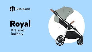 PETITE&MARS Kočík športový Royal2 Black Dense Honey