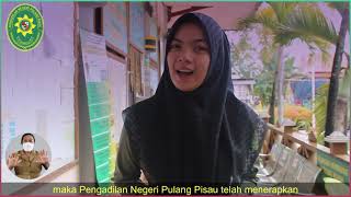 Pelayanan Terpadu Satu Pintu (PTSP) Pengadilan Negeri Pulang Pisau Tahun 2021