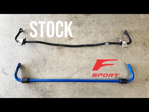Rear F-Sport Sway Bar Install! | Lexus IS250