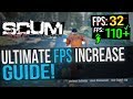 🔧 SCUM: Dramatically increase performance / FPS with any setup! BOOST FPS