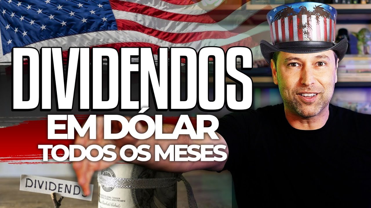 DIVIDENDOS 2024 | Melhores AÇÕES NO EXTERIOR para RECEBER DIVIDENDOS EM DÓLAR TODOS OS MESES