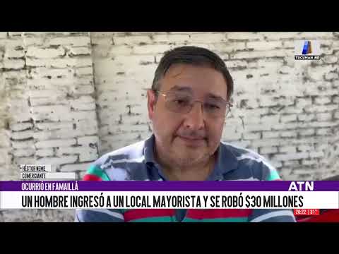 Famaillá: un hombre robó $30 millones en un local mayorista