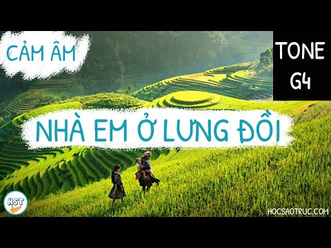 Cảm âm Nhà Em Ở Lưng Đồi - Thuỳ Chi Beat G4(Tone Sol) Bản Nhẹ Nhàng