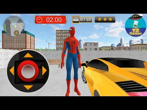 Superheroes Valet Car Parking Mania (HeroSpider Parking) #yz Android GamePlay [FHD]