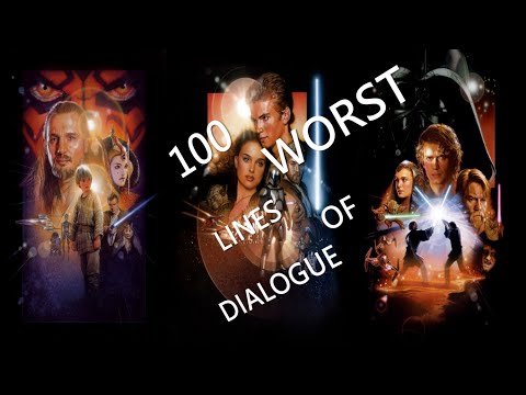 Star Wars Prequels: The 100 WORST Lines of Dialogue