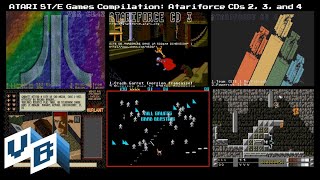 AtariForce Atari ST/E Games Compilation CDs 2,3,and 4
