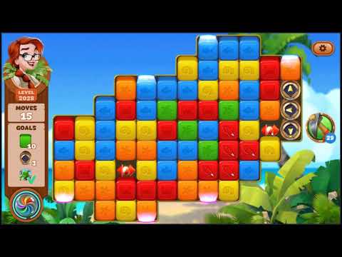 Lost Island Blast Adventure Level 2028 - NO BOOSTERS 🏝️ | SKILLGAMING ✔️