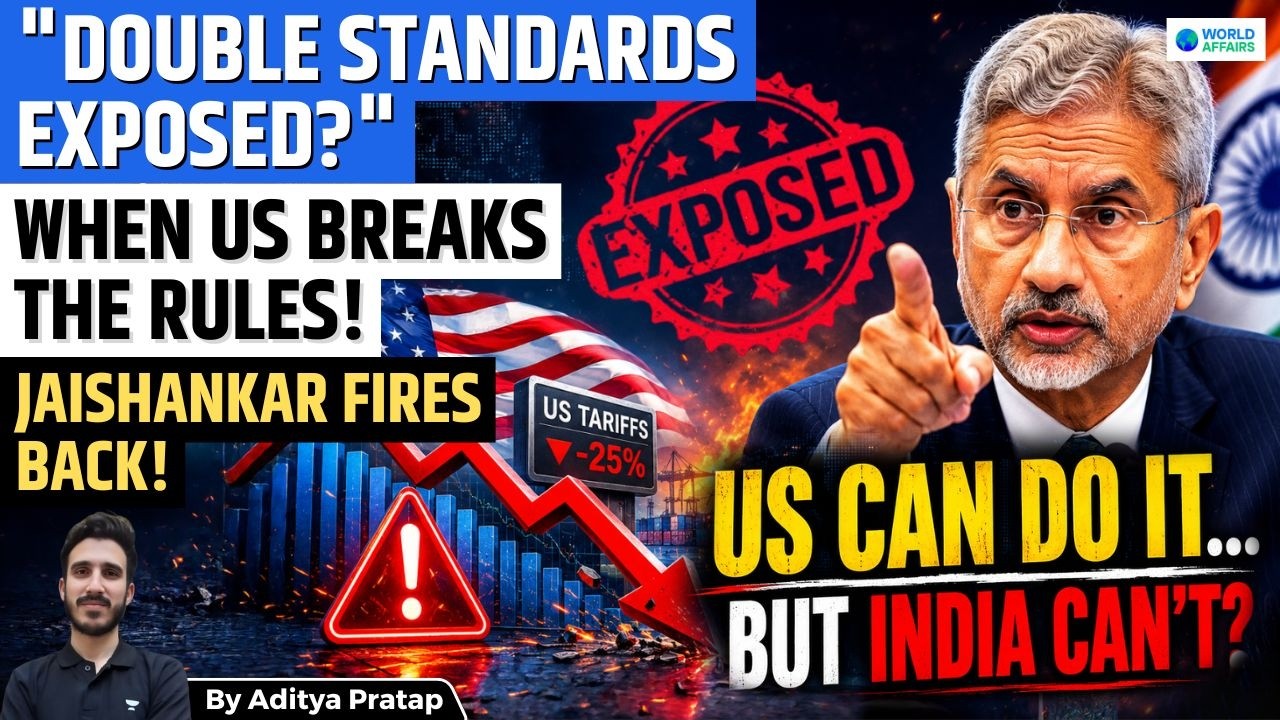 S Jaishankar EXPOSES US Double Standards on Russian Oil & Tariffs