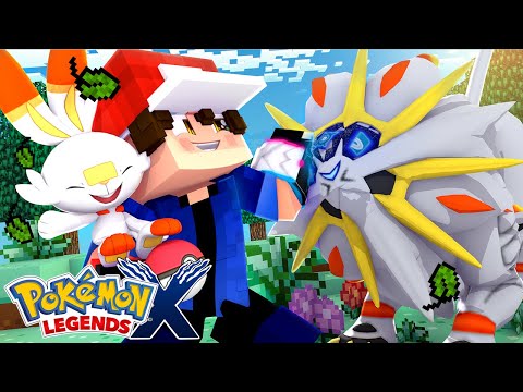 Minecraft Pokemon X LEGENDS - SOLGALEO POKÉMON LENDÁRIO APARECE ! CAPTUREI ? ... EP 2