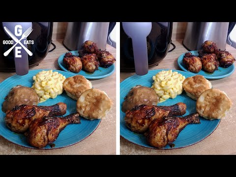 How To Make Air Fryer BBQ Chicken - My First Air Fryer Recipe | GoodEats420.com