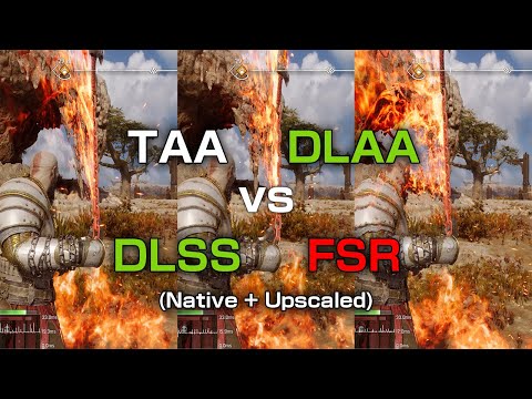 DLSS vs DLAA vs TAA vs FSR 3.1 (Native and Upscaling)