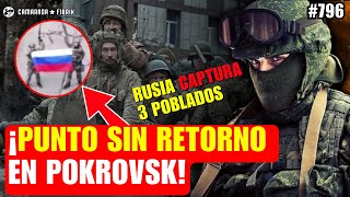 SITUACIÓN EN EL FRENTE | RUSIA captura 3 POBLADOS en el sur | POKROVSK pierde terreno y se debilita