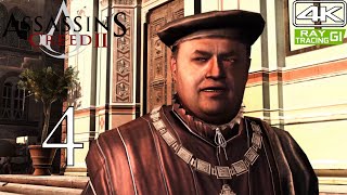 Assassins Creed II Walkthrough Gameplay and Raytracing GI Part 4 Uberto Alberti 4K 60FPS
