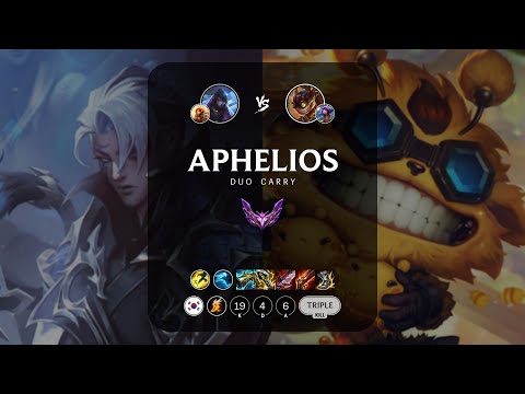Aphelios ADC vs Ziggs - KR Master Patch 13.20