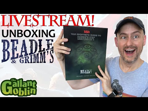 Unboxing Beadle & Grimm's Silver Edition of Van Richten's Guide to Ravenloft (Livestream)