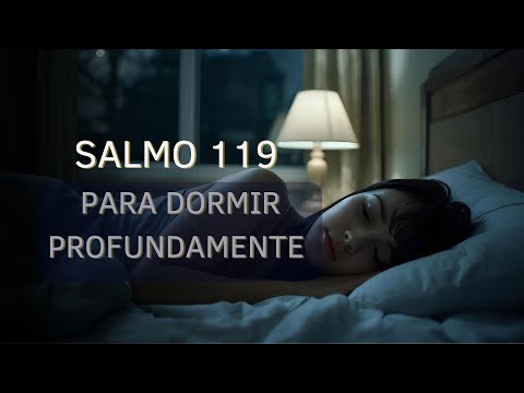 SALMO 119 Completo – Música Relaxante para DORMIR em PAZ | Voz Suave e Som de Chuva