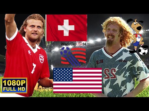 USA vs SWITZERLAND 1-1 / WORLD CUP UNITED STATES 1994 / Full HD 1080p