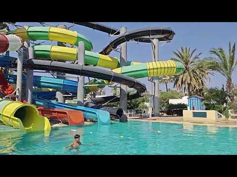 A short tour in the Aquaparc Toboggans Shems Holiday Village Monastir Hotel Tunisia 