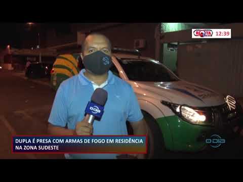 Dupla é presa com arma de fogo em residência na zona sudeste de Teresina 18 11 2020