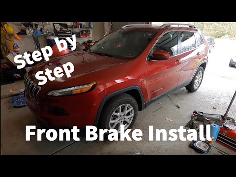2014-2018 Jeep Cherokee (KL) Latitude Front Rotor and Brake Pads Replacement