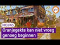 Oranjefan laat feestje niet afpakken: 'Normaal versier ik ook, dus waarom nu niet?'