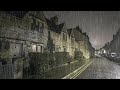 A Night Walk In The Rain In A COTSWOLD Town ENGLAND 4K HDR