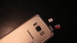 S8 Active * How to Remove and install SIM CARD AND Memory Card